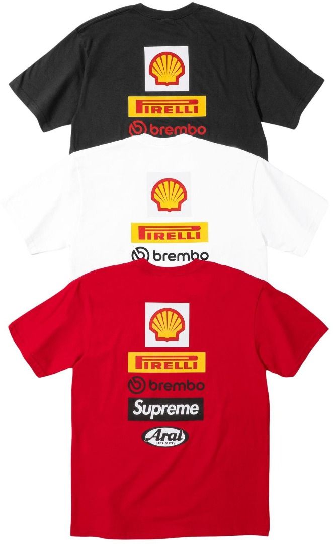 Supreme x Ducati Logos Tee