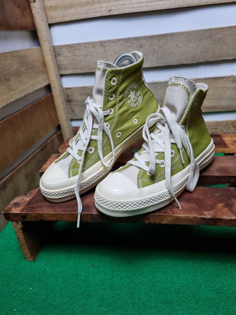 High Top Chuck 70 Renew Canvas Green Chuck Taylor All Star Renew