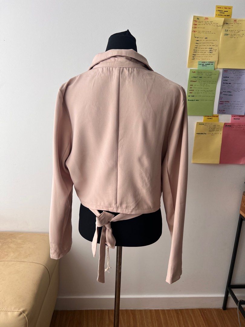 Shein Cream Coordinates (Category: Sets or Coordinates) located in Mandaluyong City. Submitted by ecrystalsph (Listing ID 1306068556, Image 2). Description: Shein Cream Suit Coordinates in XL size Never been used.