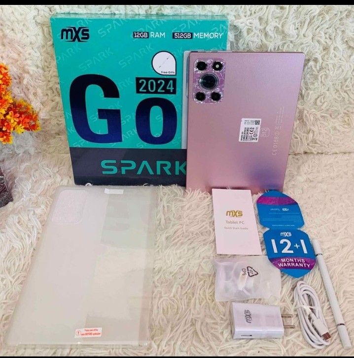 SPARK GO 2024 MXS TABLET (Category: Others) located in Dasmarinas. Submitted by miminoah28 (Listing ID 1306014898, Image 2). Description: BRANDNEW SEALED INCLUSION ✅Tablet Jelly Case ✅EAR PHONE ✅TYPE C CHARGER ✅ SCREEN PROTECTOR LOCATION DASMARIÑAS CAVITE AREA 1 PM FOR INTERESTED DELIVER VIA LALAMOVE.