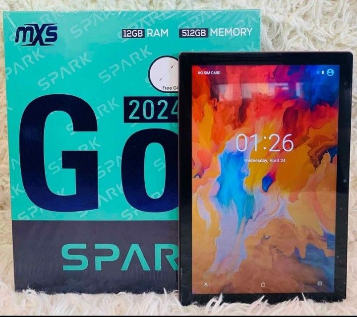 SPARK GO 2024 MXS TABLET (Category: Others) located in Dasmarinas. Submitted by miminoah28 (Listing ID 1306014898, Image 3). Description: BRANDNEW SEALED INCLUSION ✅Tablet Jelly Case ✅EAR PHONE ✅TYPE C CHARGER ✅ SCREEN PROTECTOR LOCATION DASMARIÑAS CAVITE AREA 1 PM FOR INTERESTED DELIVER VIA LALAMOVE.