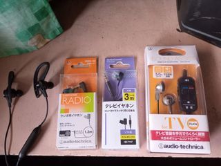 Take All Audio-Technica Wired Earphones with free JVC Wireless Bluetooth Earphones (NCR/Metro Manila Only!) Fixed/Last Price!