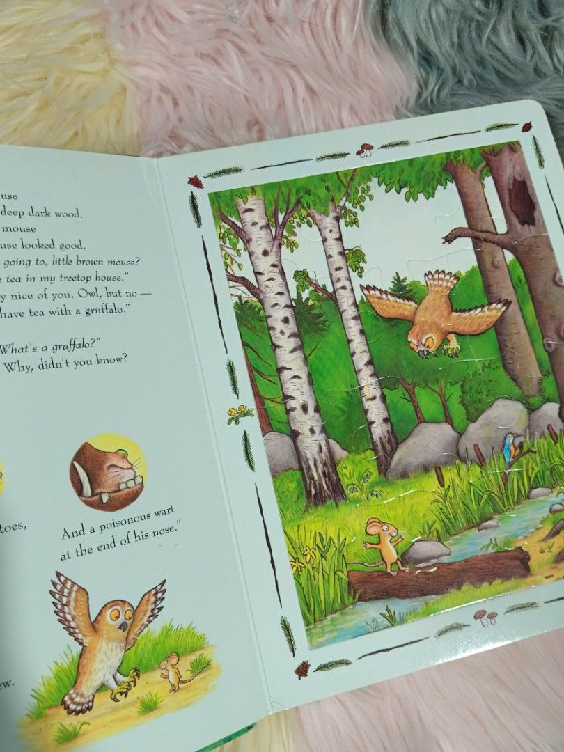 📍The Gruffalo Jigsaw book (Category: Children's Books) located in Las Pinas. Submitted by mommy_14 (Listing ID 1306160798, Image 3). Description: 📍The Gruffalo Jigsaw Book 📍With 6 12pcs jigsaw puzzle 📍Complete 💸350 only 😊 📍With free Gruffalo pencil case 😊 📍Gcash 📍Lalamove/gogo express/j&t direct.