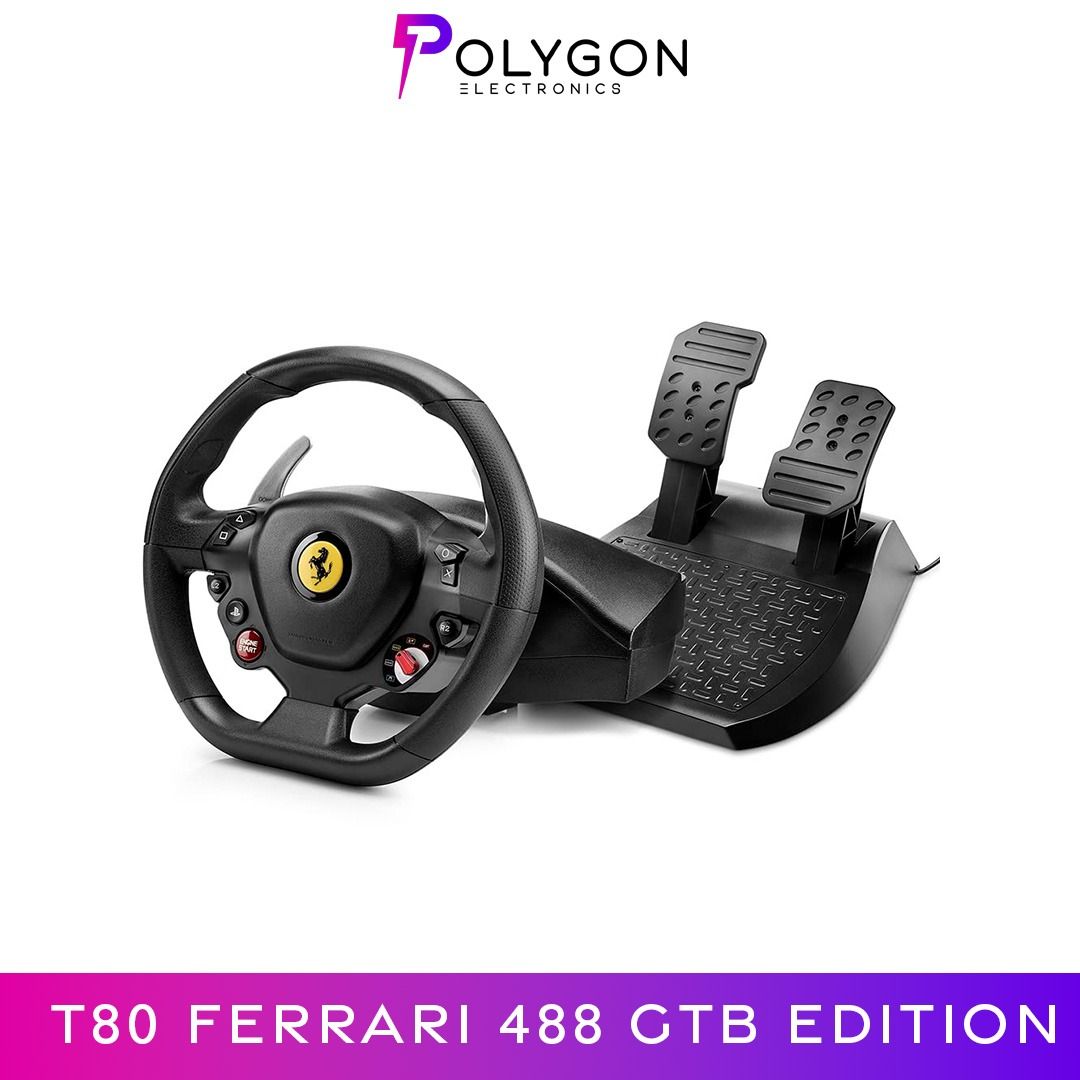 Thrustmaster t80 racing wheel ferrari 488 gtb edition for ps4 sale