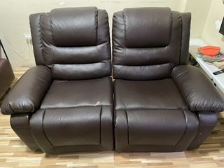 Two-Seater Detachable Reclining sofa