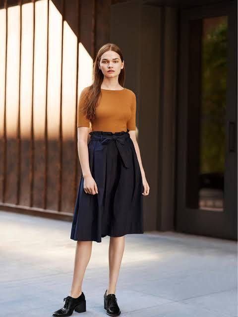 Uniqlo paper bag skirt new arrivals