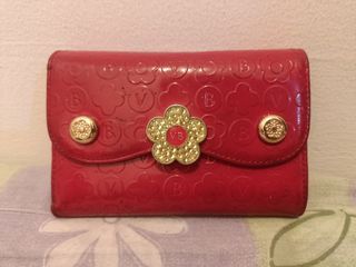 Preloved Authentic Vinci's Bench Medium Trifold Wallet