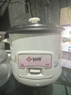 0.6L Hug Rice cooker w/steamer for 1-2 person