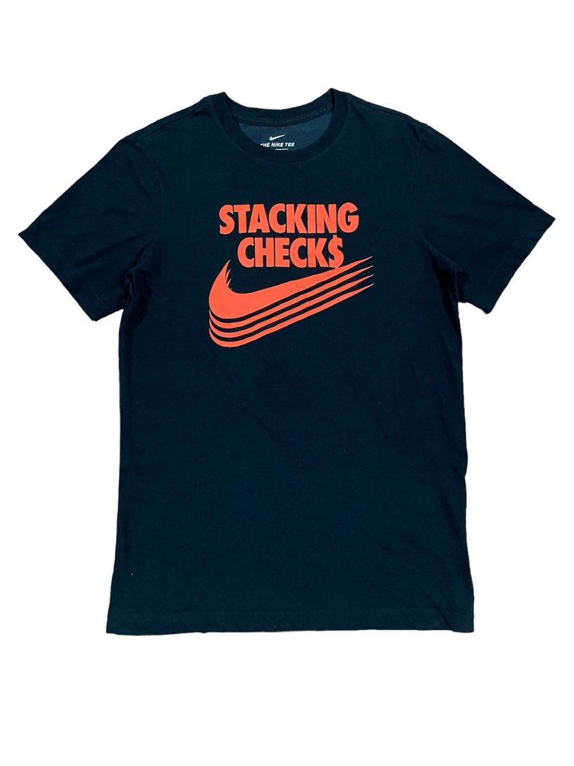 stacking checks nike shirt