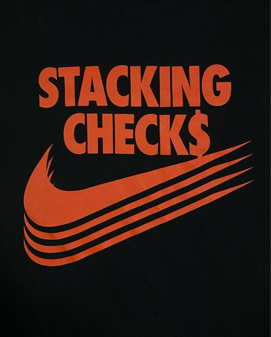 stacking checks nike shirt