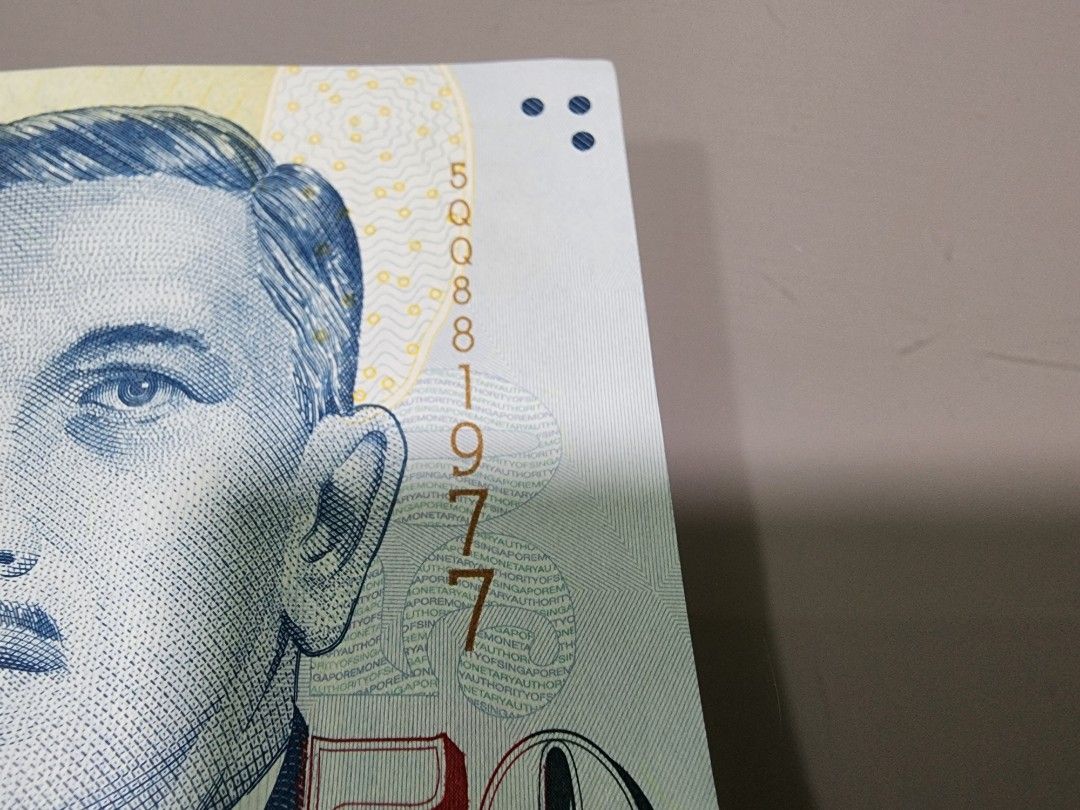 $50 note Singapore dollars fancy nice numbers ( Please read ...