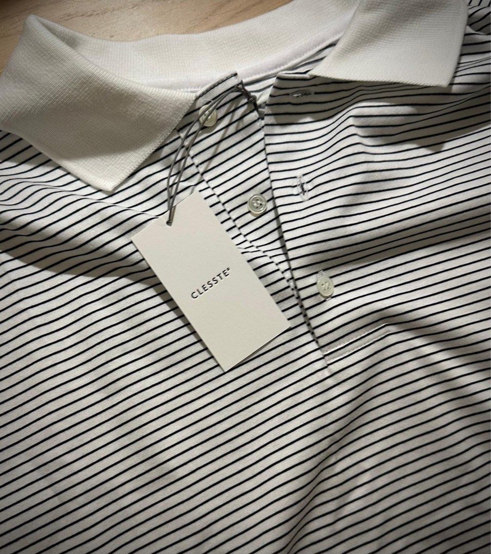 CLESSTE STRIPED MASSIVE S/S POLO SHIRT 【公式通販】