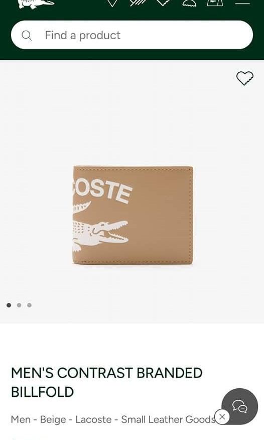 PRICE REDUCTION ALERT LACOSTE P3 3190 only MSRP P4 800.00 Men s Fashion Watches Accessories Wallets Card Holders on Carousell