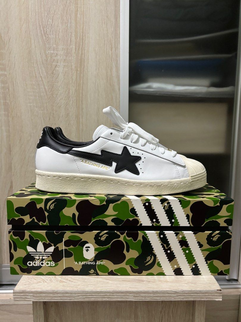 Adidas Superstar 80s BAPE Men s Fashion Footwear Sneakers on Carousell