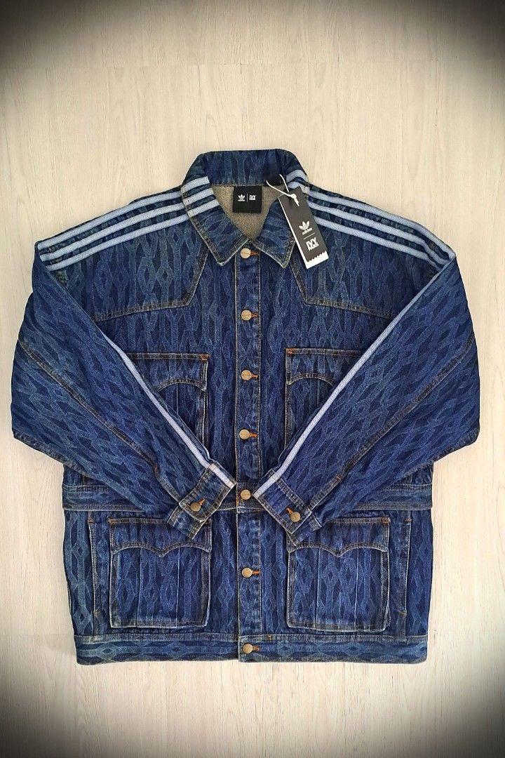 新品L Adidas ivypark デニム　ジャケットH61700 adidas x IVY PARK モノグラム デニム トラックジャケット AG (adidas
