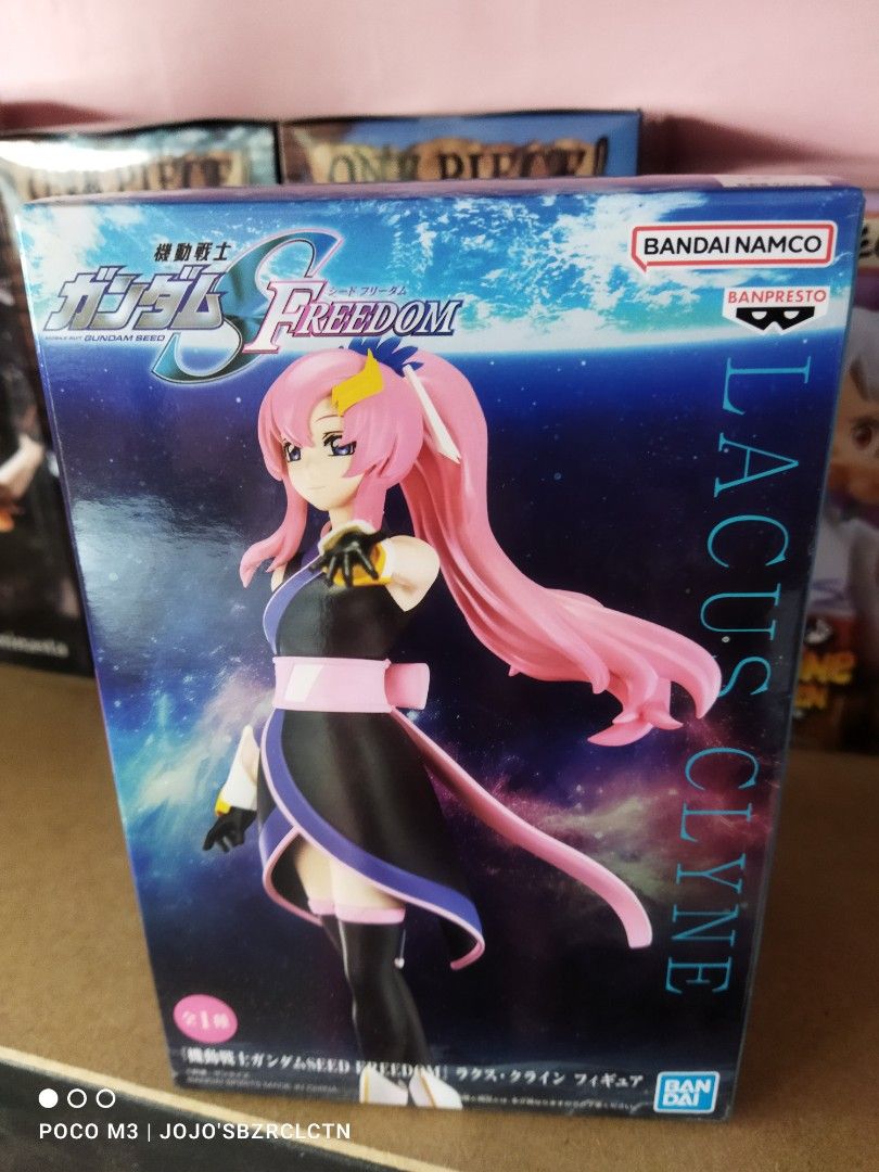 Bandai Banpresto Gundam Seed Freedom Lacus Clyne Figure (Category: Figurines & Statues) located in Cavite. Submitted by jojoscollection (Listing ID 1306325219, Image 1). Description: Brand New Unopened Authentic from Japan Actual Photos are posted + shipping fee MOP: GCASH MOD: J&T EXPRESS, LALAMOVE OR PICKUP Location: Dasmariñas, Cavite Give us a message if you want more details Happy Collecting!.