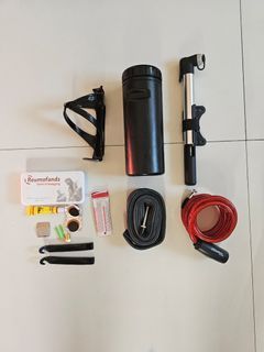 Bike tool lock pump kit tube