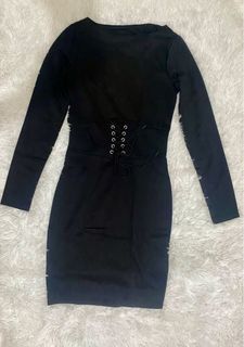 Black Dress with corset