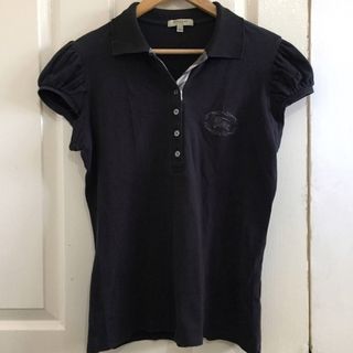 BURBERRY polo shirt in blk