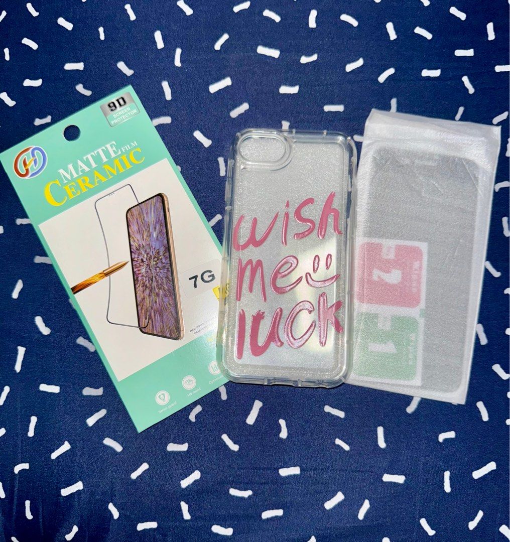 Case and Tempered Glass for Iphone 7/8 or Iphone SE 2nd Generation (Category: Cases & Sleeves) located in Pasay City. Submitted by _myss (Listing ID 1306246429, Image 1). Description: Case and Tempered for Iphone 7/8 or SE 2nd Generation. Inclusions: •2pcs of Tempered Glass -Matte -Privacy •Case 📌You can make an offer. ✨Mode of Payment: Cash, Bank transfer, GCash, and Cod via Lalamove. Note: You must shoulder the shipping fee via Lalamove and No