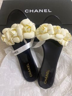 Chanel Moass11 Slippers Plastic Jelly Size 38
