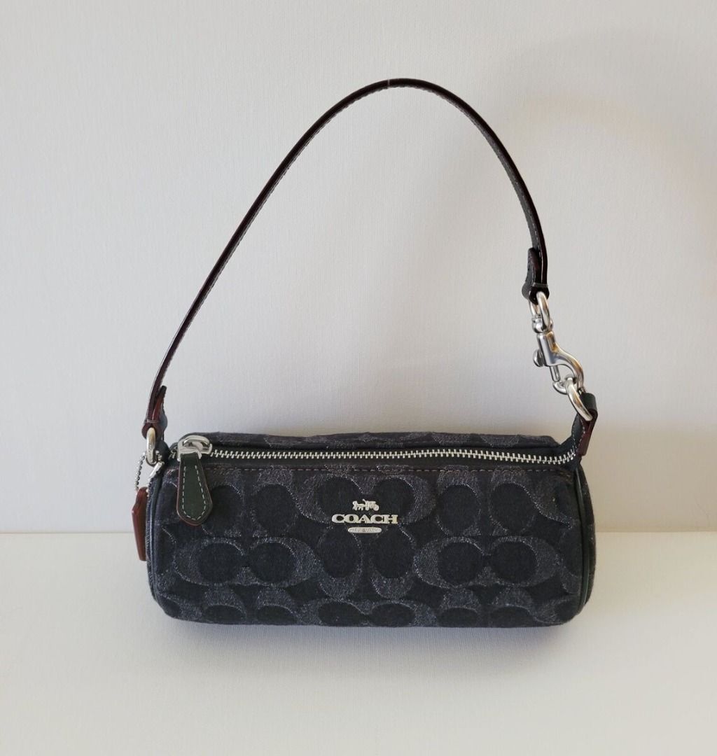 Coach Nolita Barrel Bag In Signature Denim Women Shoulder Bag