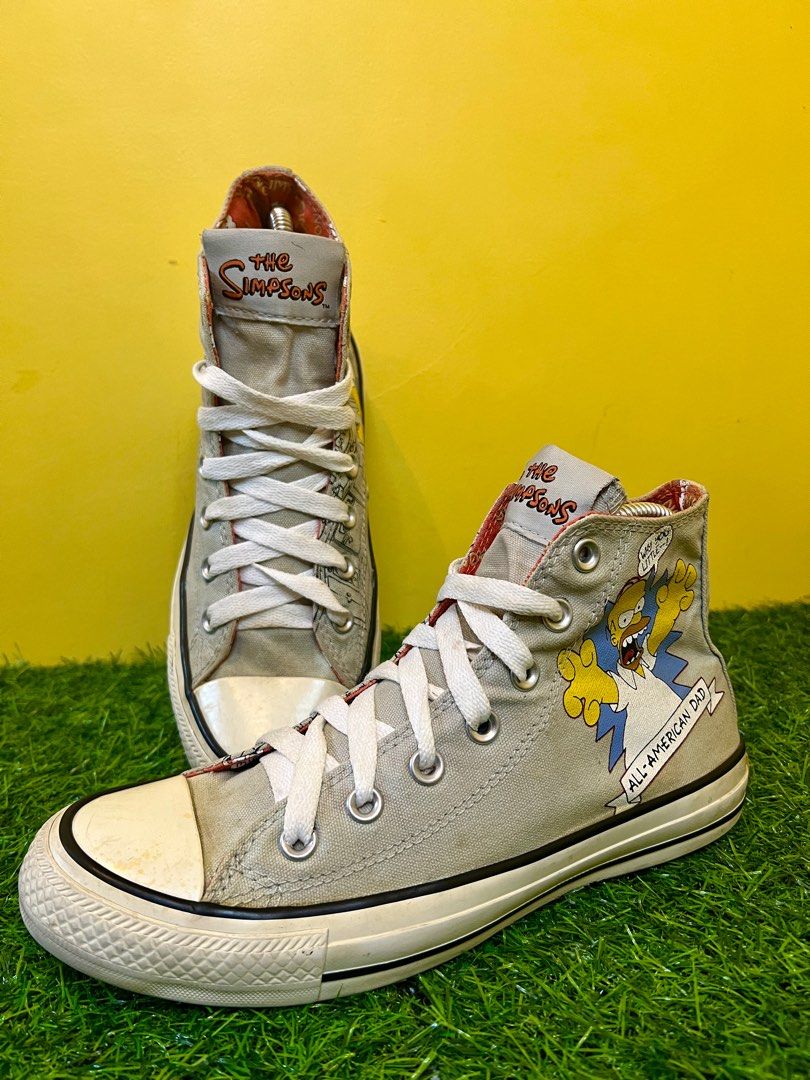 The simpsons converse shoes top