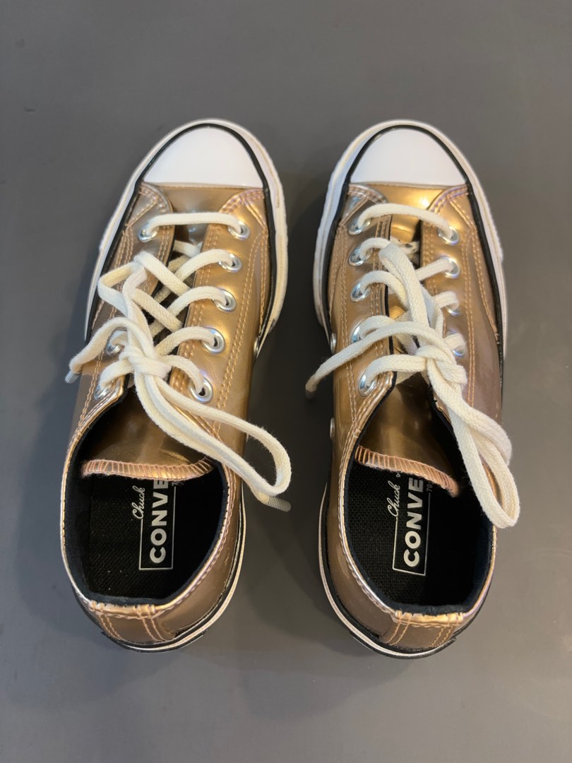 Converse all star ox sneaker rose gold top