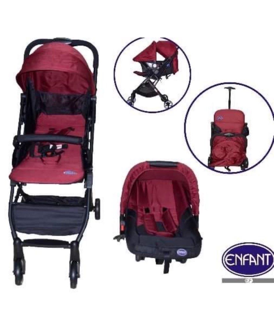 Enfant bby stroller with carseat (Category: Strollers) located in Porac. Submitted by buyfrommeega (Listing ID 1306188450, Image 1). Description: .