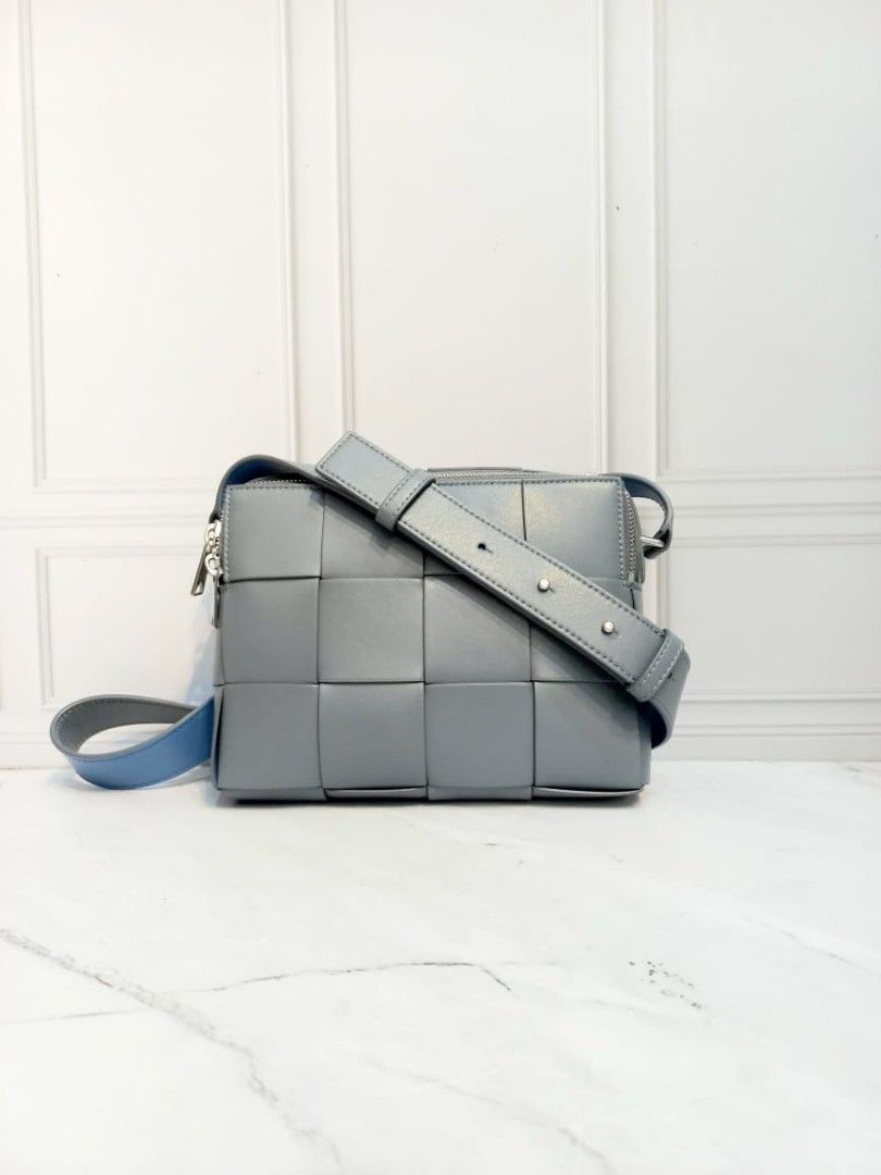 Sling Bag Bottega Veneta Baby Blue Bag Bottega Veneta Blue Leather