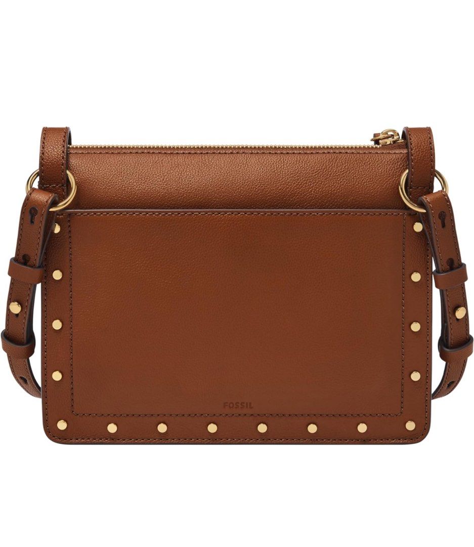 Fossil Taryn Leather Bag (Category: Cross-body Bags) located in Bacoor. Submitted by memaeee (Listing ID 1306291276, Image 2). Description: • Cow Leather • Zip top closure • Adjustable crossbody strap • Back Slide Pocket • Front Slide Pocket.