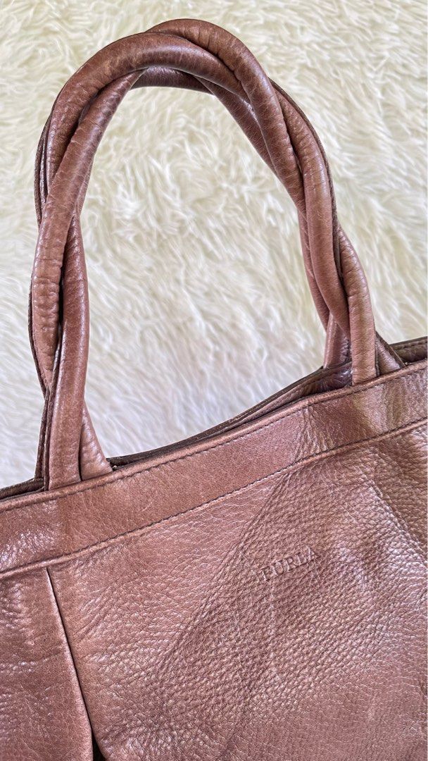 CLEARANCE SALE Furla fully genuine leather bag Women s Fashion Bags Wallets Tote Bags on Carousell