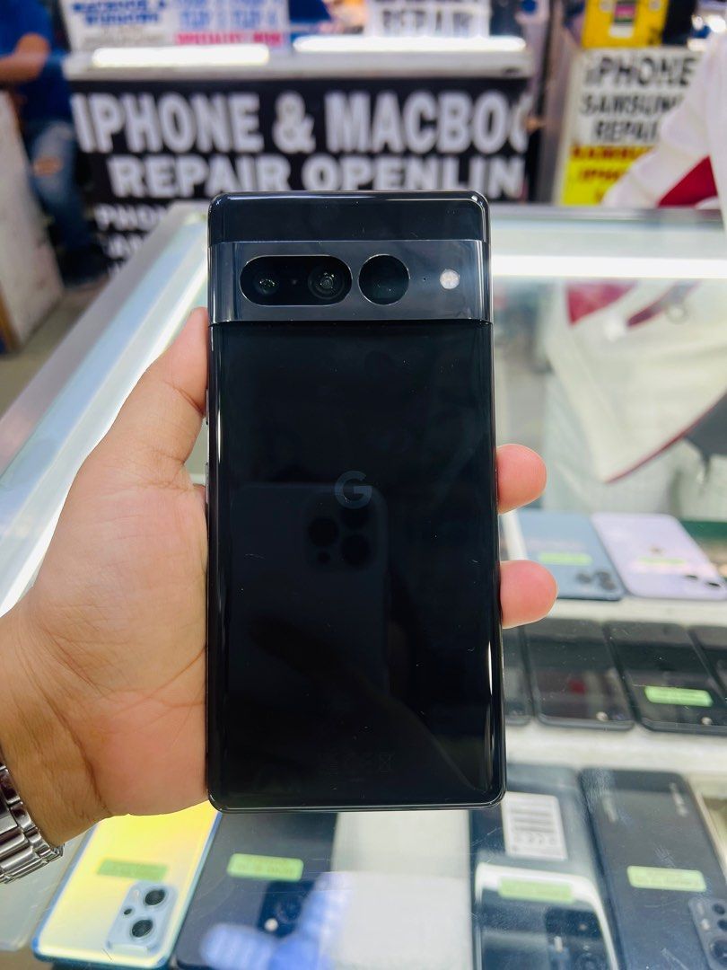 Google Pixel 7 pro 128gb Global FU (Category: Google Pixel) located in San Juan City. Submitted by javedsgadgetshop (Listing ID 1306288210, Image 1). Description: OPEN FOR INSTALLMENT VIA CREDIT CARD/GGIVES/SPAY/BILLEASE & SWAP/TRADE-IN! WE BUY AND SELL ( ANYKINDS OF UNIT BINIBILI PO NAMIN)! PTPA : Padelete po f bawal Read ❗️Onhand ‼️ Google Pixel 7pro •128gb •NTC Variant •Good batt health •Factory Unlock •100% Smoothness •No hidden issue | No Re