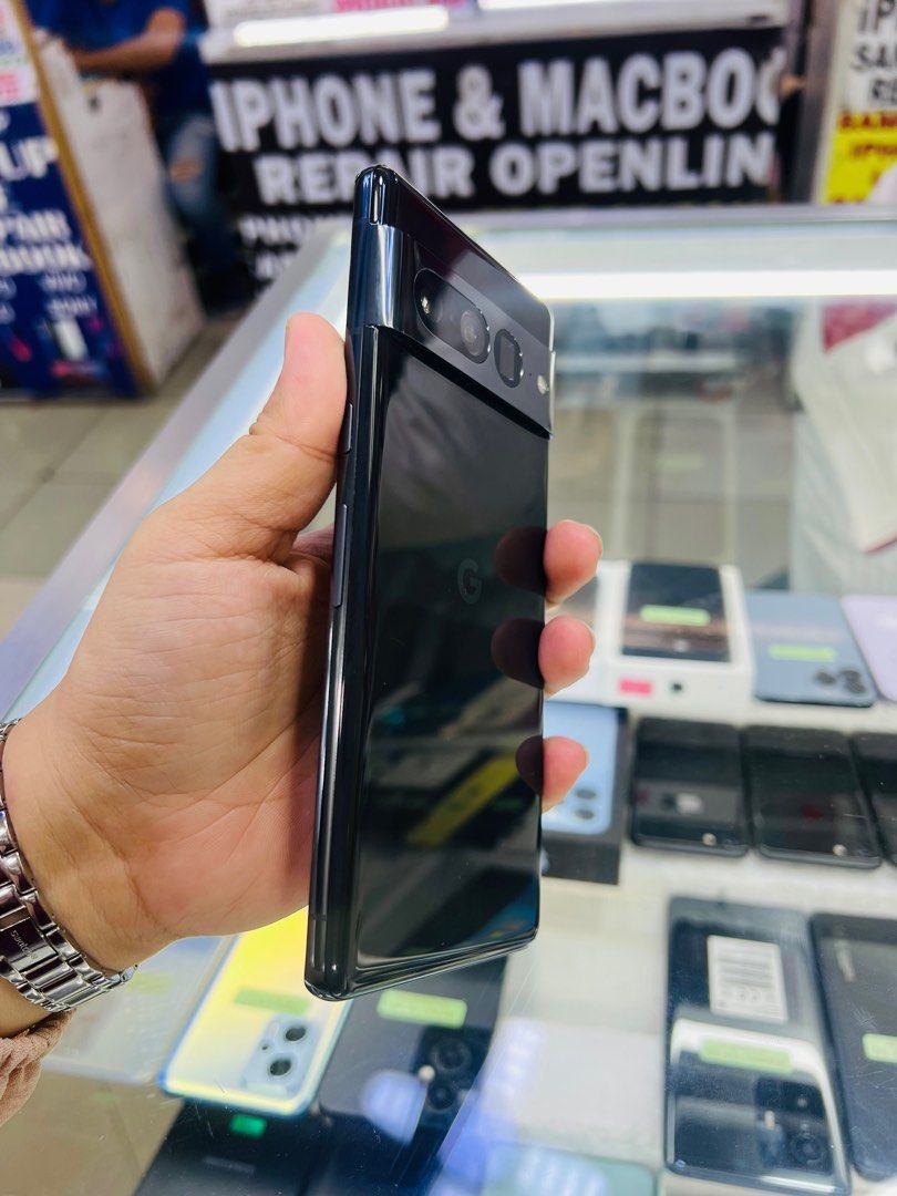 Google Pixel 7 pro 128gb Global FU (Category: Google Pixel) located in San Juan City. Submitted by javedsgadgetshop (Listing ID 1306288210, Image 3). Description: OPEN FOR INSTALLMENT VIA CREDIT CARD/GGIVES/SPAY/BILLEASE & SWAP/TRADE-IN! WE BUY AND SELL ( ANYKINDS OF UNIT BINIBILI PO NAMIN)! PTPA : Padelete po f bawal Read ❗️Onhand ‼️ Google Pixel 7pro •128gb •NTC Variant •Good batt health •Factory Unlock •100% Smoothness •No hidden issue | No Re