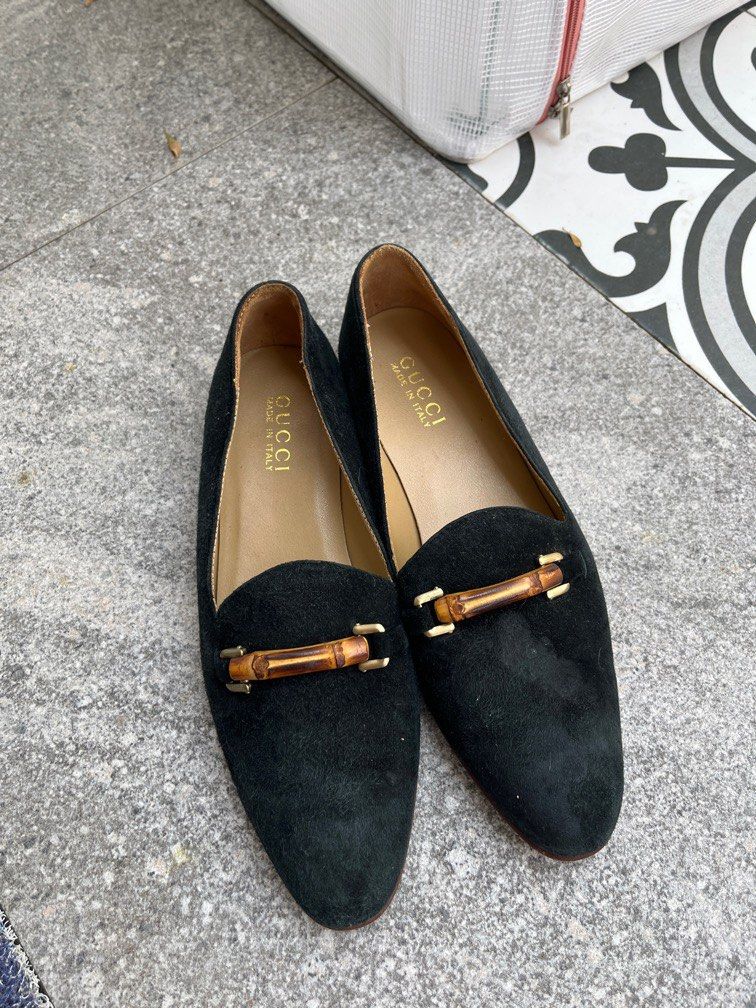 GUCCI Lookalike Black Loafers 9 Women s Fashion Footwear Loafers on Carousell