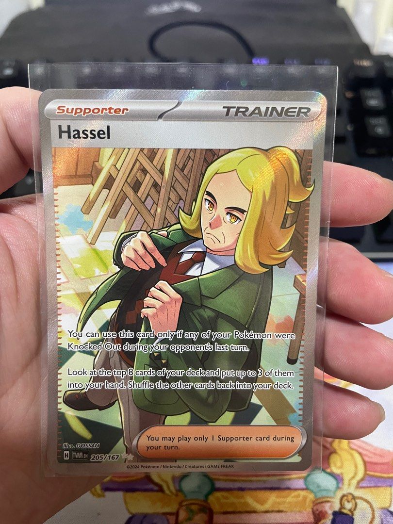 hassel pokemon card Hassa (Hassel) 205/167 Shiny Full Art Trainer - my-booster X Écarlate et  Violet 6