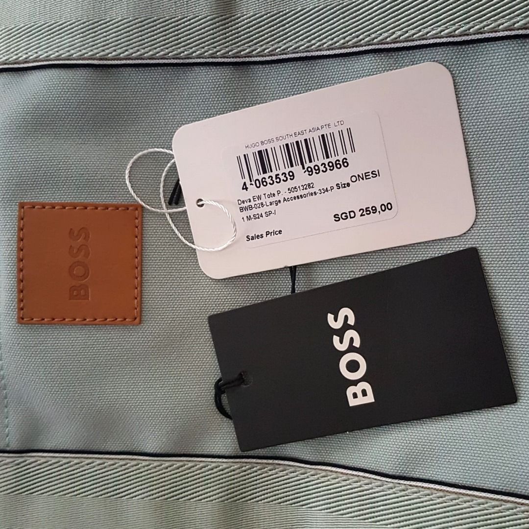 HUGO BOSS Tote Bag, DEVA Model, Handbag, Duffel, Shoulder Sling, Blue ...