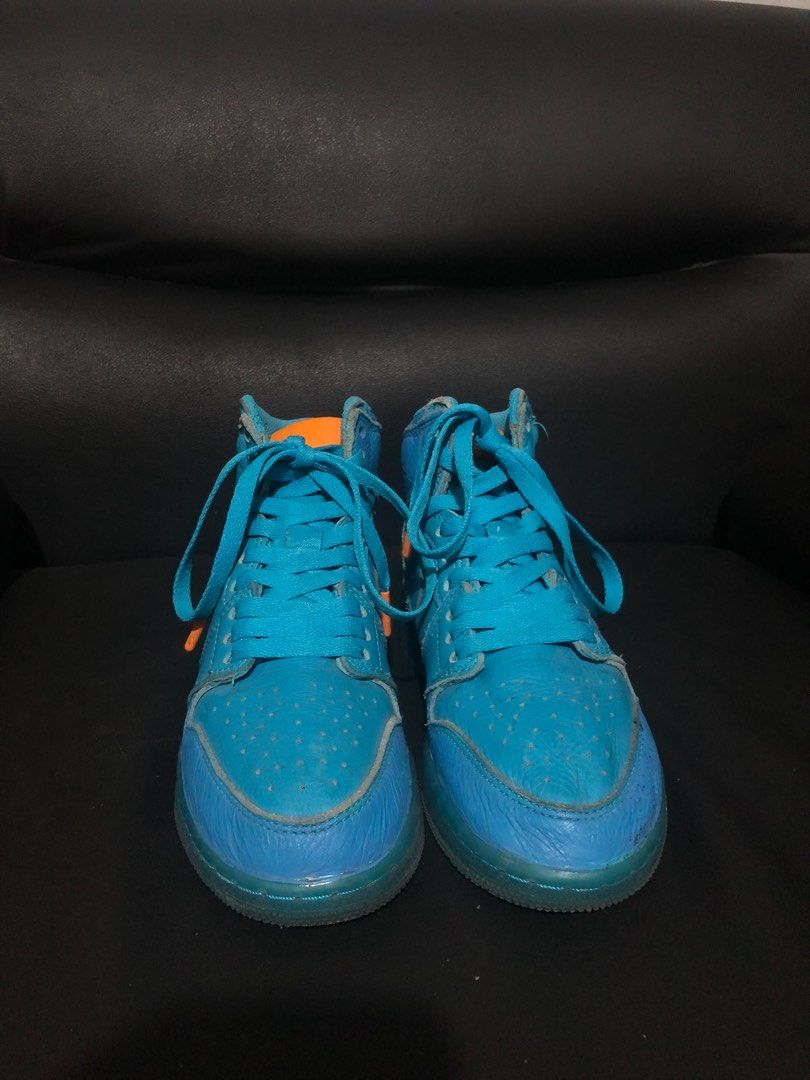Jordan 1 Retro High Gatorade Blue lagoon Men s Fashion Footwear Sneakers on Carousell