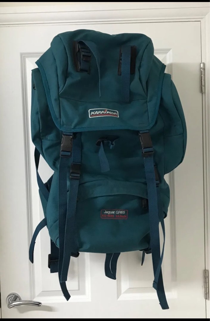 Karrimor Jaguar GR 65L Vintage Backpack Rucksack KS 60HT SA Back Green