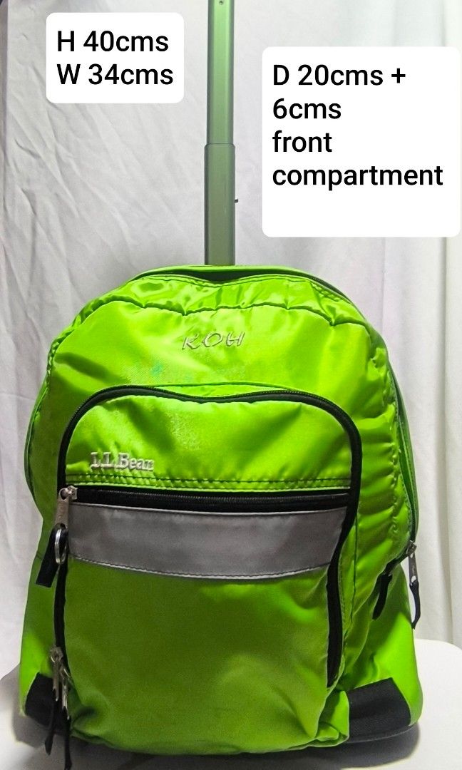 L.L. BEAN ROLLING BACKPACK Men s Fashion Bags Backpacks on Carousell