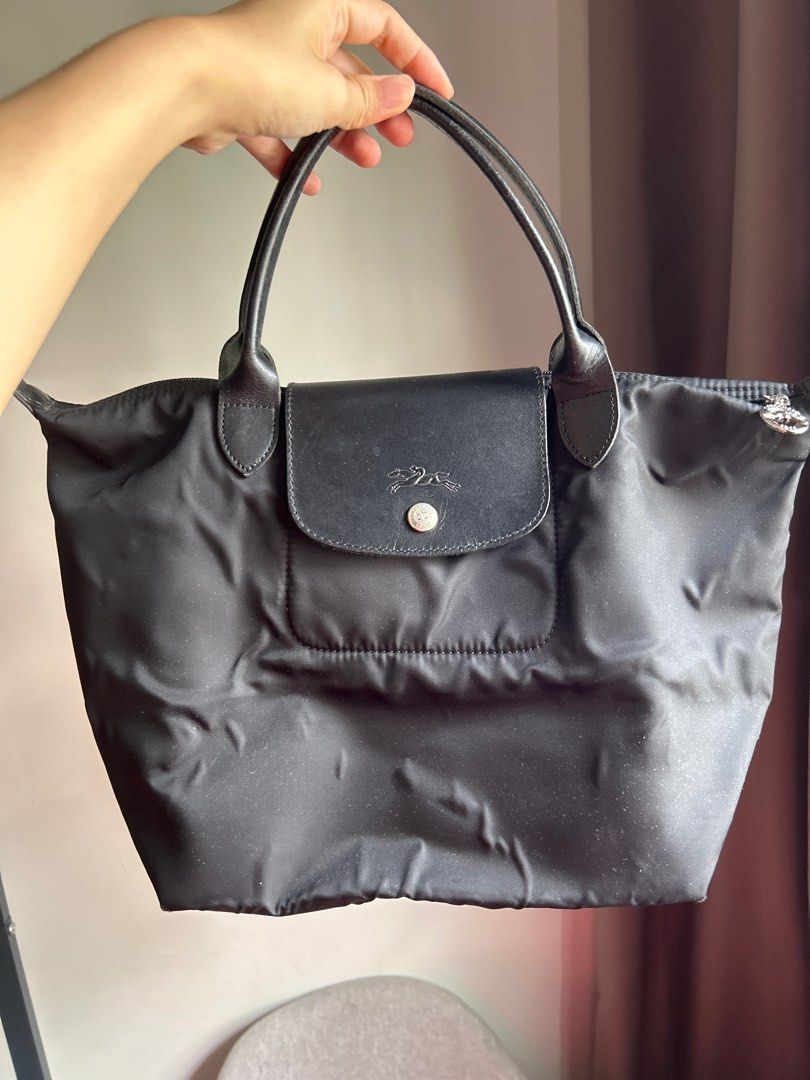 Longchamp Le Pliage Black Small Tote Women s Fashion Bags Wallets Tote Bags on Carousell