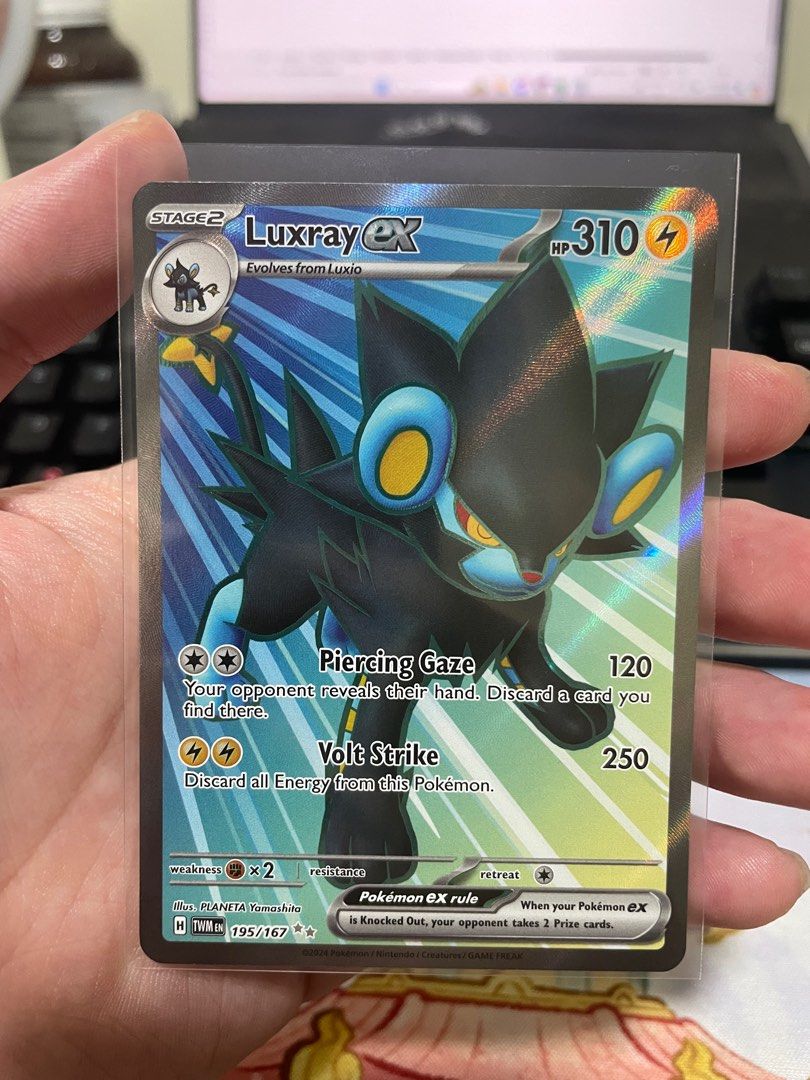 Luxray ex FA (195/167) - Twilight Masquerade, Hobbies & Toys, Toys & Games  on Carousell