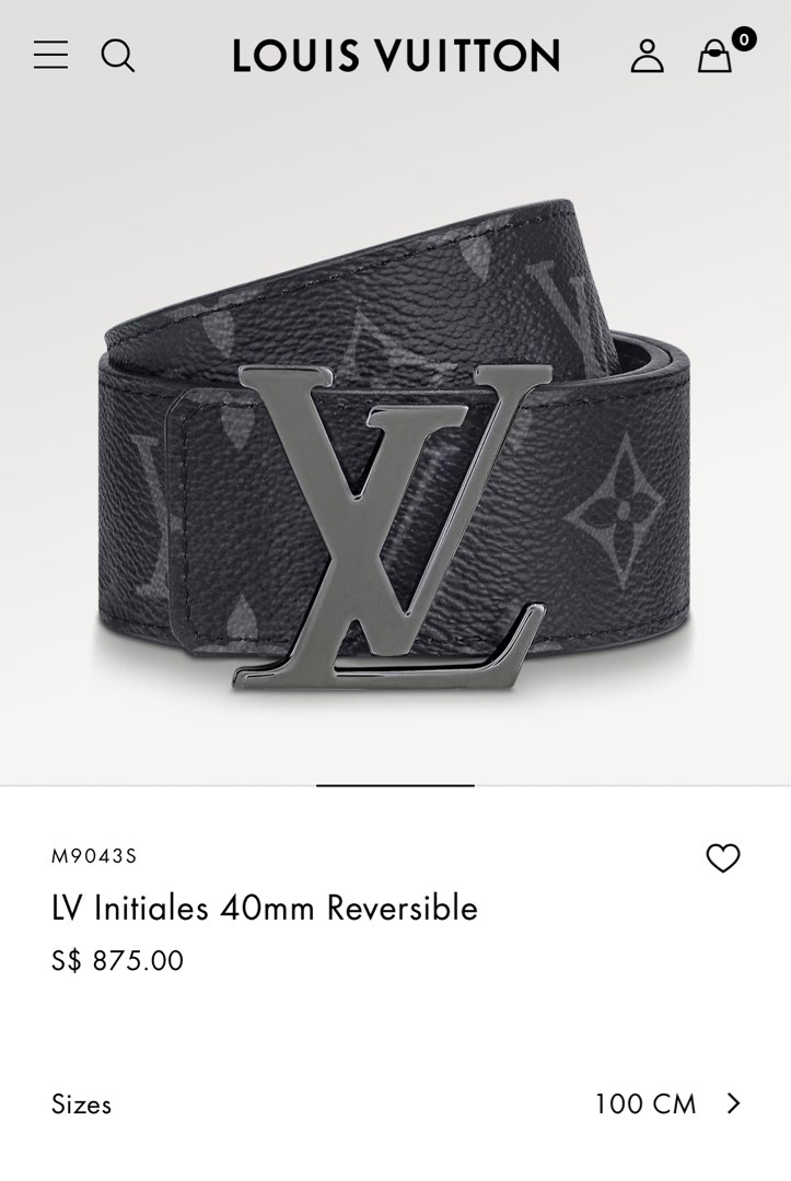 LV Men s Belt Men s Fashion Watches Accessories Belts on Carousell