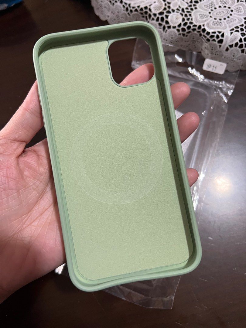 MagSafe Silicone Case for iPhone 11 (Category: Cases & Sleeves) located in Manila. Submitted by razelysonn (Listing ID 1306242063, Image 2). Description: Brand new and fixed.
