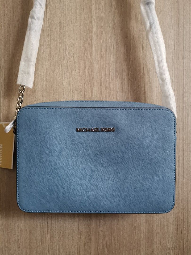 Sky blue michael kors bag 2025