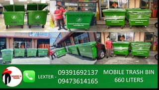 mobile trash bin 660 Liter mobile bin