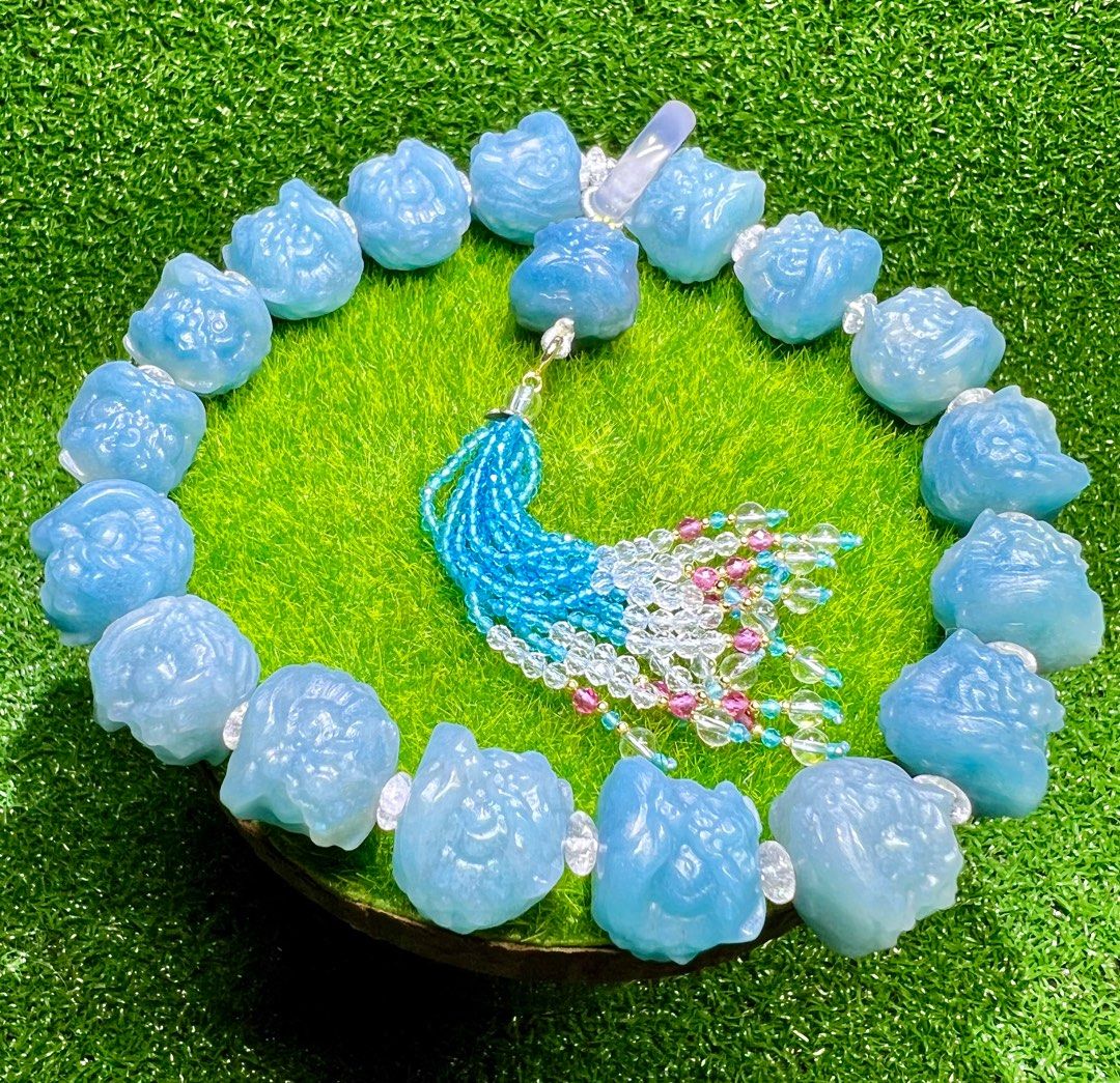 Mongolia Jade Qiang Ling Lu Xing Shi handhold Women s Fashion Jewelry Organisers Precious Stones on Carousell