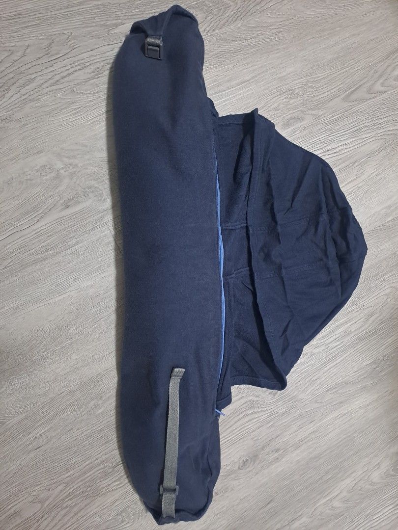MUJI Fitting Neck Cushion with Hood for Travel Hobbies Toys Travel Travel Essentials Accessories on Carousell