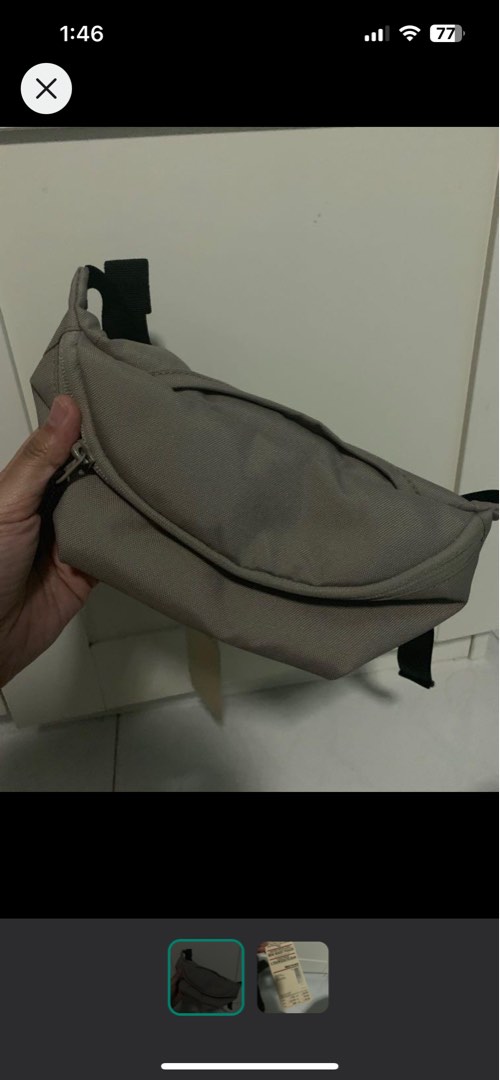 Muji Waist Pouch Women s Fashion Bags Wallets Purses Pouches on Carousell
