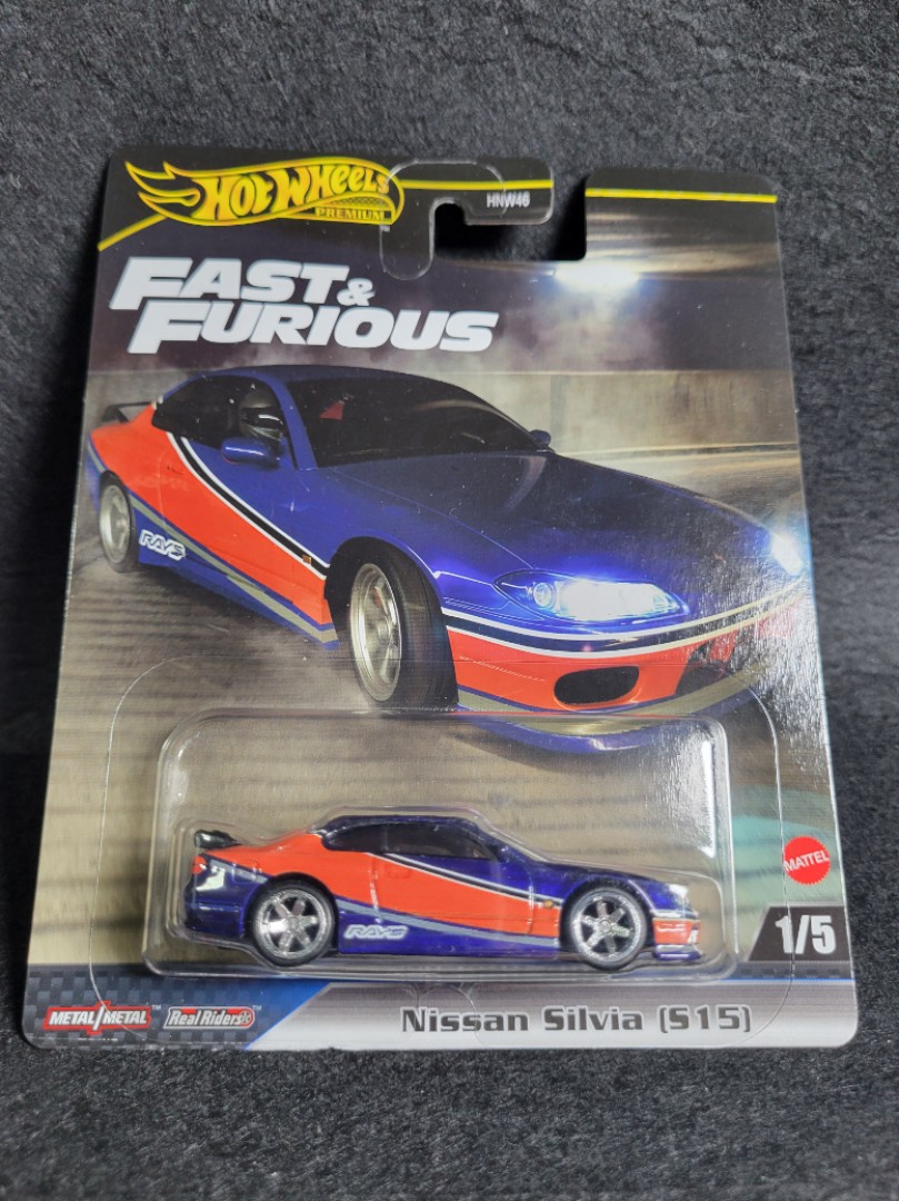 NEW 2024 Japan Card Hot Wheels Premium Fast u0026 Furious Series Tokyo Drift  Sean Boswell Nissan Silvia S15 Spec-S Mona-Lisa 日咭全新2024年Hotwheels  狂野時速糸列狂野時速第三集
